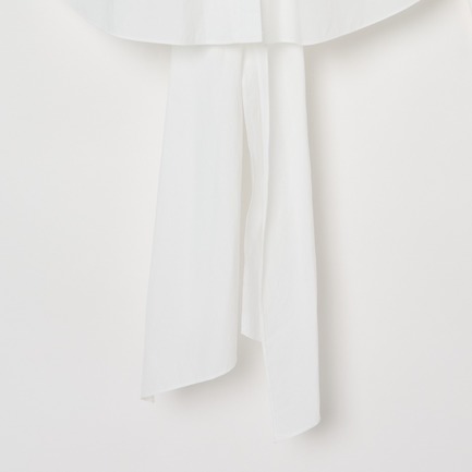 BACK OPEN SHIRT 詳細画像 ホワイト 7