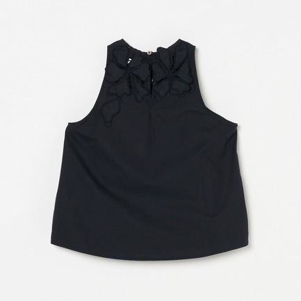 LACE NO SLEEVE BLOUSE 詳細画像 ブラック 1