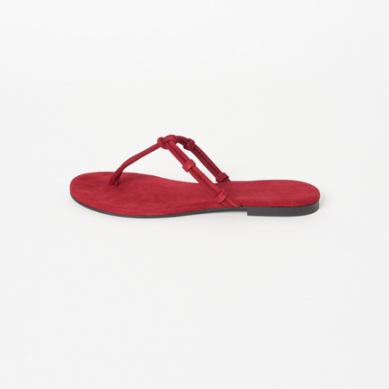 SUEDE TONG SANDAL 詳細画像 レッド 1