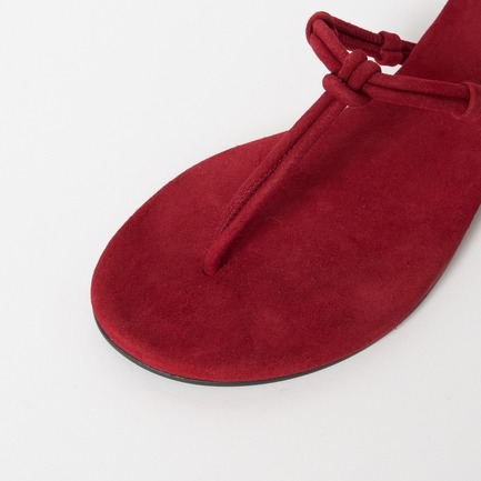 SUEDE TONG SANDAL 詳細画像 レッド 5