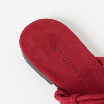 SUEDE TONG SANDAL 詳細画像 レッド 6