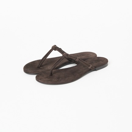 SUEDE TONG SANDAL
