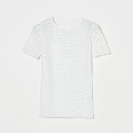 LOUNGE WAVE LACE TEE