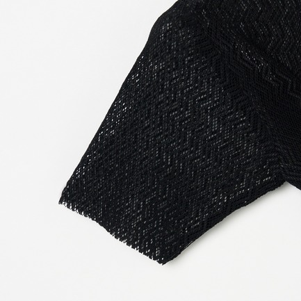 LOUNGE WAVE LACE TEE 詳細画像 ブラック 3