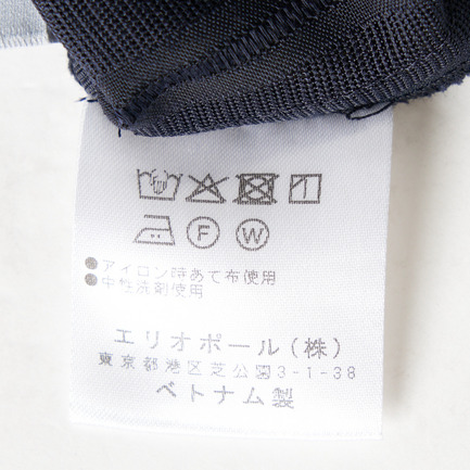 SHEER STRIPE DRAWSTRING SHIRT 詳細画像 ネイビー 8