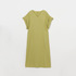 FAUX LINEN V NECK DRESS 詳細画像