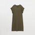 FAUX LINEN V NECK DRESS 詳細画像