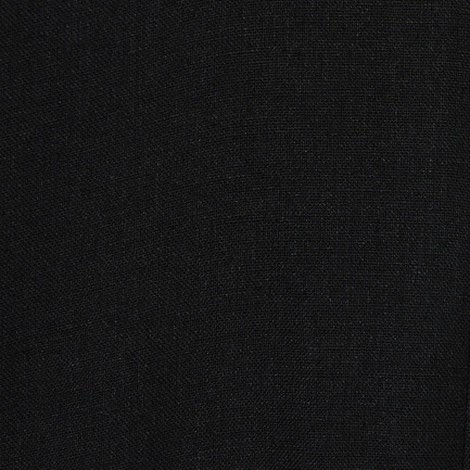 FAUX LINEN V NECK DRESS 詳細画像 ブラック 6