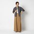 CUPRO MAXI FLARE SKIRT 詳細画像