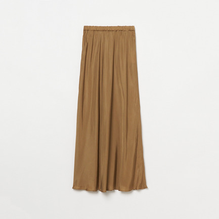 CUPRO MAXI FLARE SKIRT