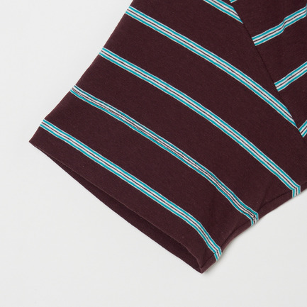 RETRO MULTI BORDER TEE 詳細画像 ダークブラウン 4