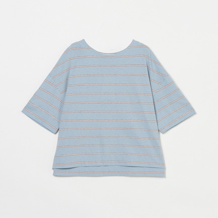 RETRO MULTI BORDER TEE 詳細画像 ブルー系 1
