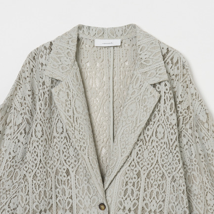 LACE JACKET SHIRT 詳細画像 ライトグリーン 3