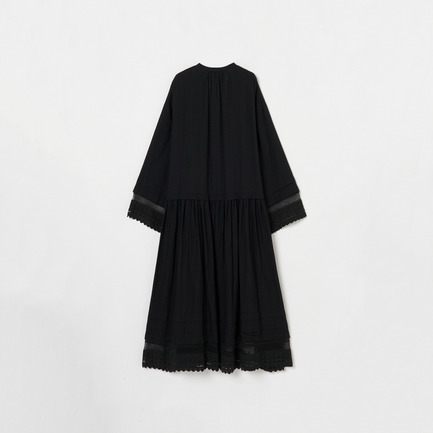 COTTON SHADOW CHECK DRESS 詳細画像 ブラック 1