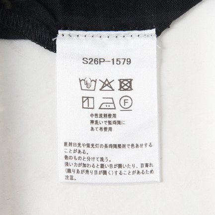 COTTON SHADOW CHECK DRESS 詳細画像 ブラック 6