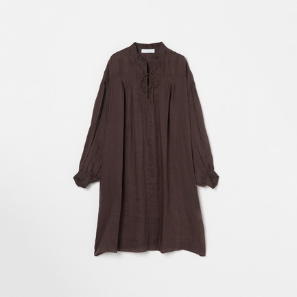 RAMIE TUCK LACE UP DRESS 詳細画像 ブラウン 1