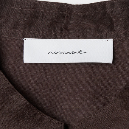 RAMIE TUCK LACE UP DRESS 詳細画像 ブラウン 6