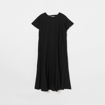 COTTON LINEN VBACK DRESS