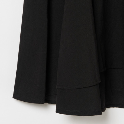 COTTON LINEN VBACK DRESS 詳細画像 ブラック 5