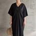 STRIPE STITCH V NECK DRESS 詳細画像