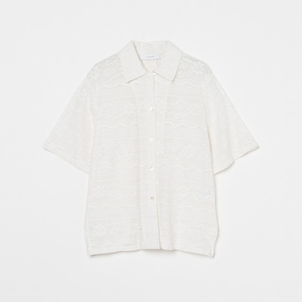 COTTON LACE BUTTON SHIRT