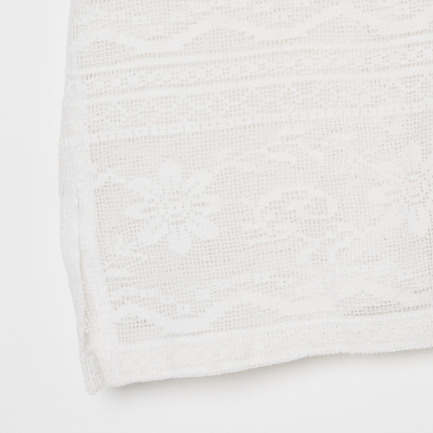 COTTON LACE BUTTON SHIRT 詳細画像 アイボリー 5