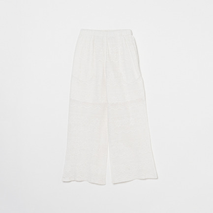 COTTON LACE EASY PANTS