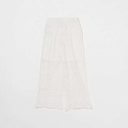 COTTON LACE EASY PANTS 詳細画像 アイボリー 1