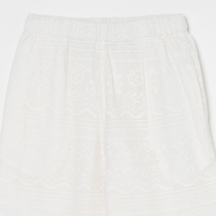 COTTON LACE EASY PANTS 詳細画像 アイボリー 2