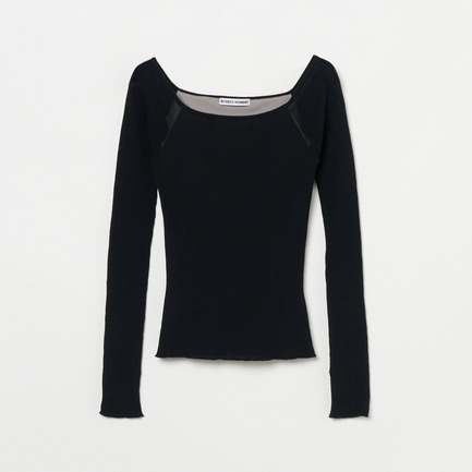 OPEN SHOULDER LS