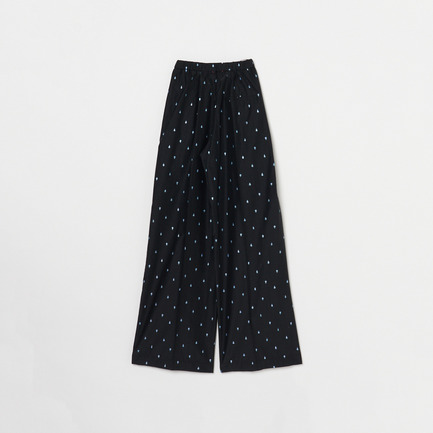 RUFFLE CHIFFON PANTS 詳細画像 ブラック 2