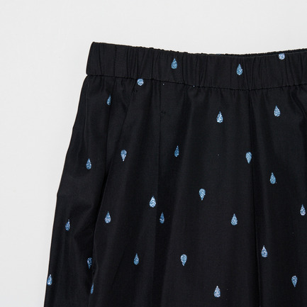 RUFFLE CHIFFON PANTS 詳細画像 ブラック 4