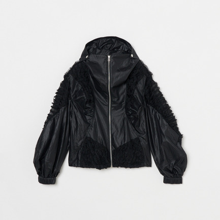 RUFFLE CHIFFON BLOUSON