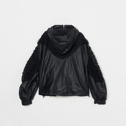 RUFFLE CHIFFON BLOUSON 詳細画像 ブラック 2