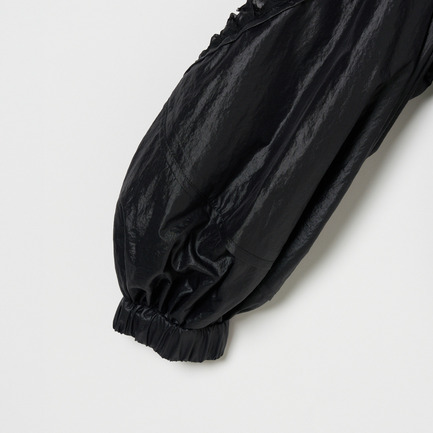 RUFFLE CHIFFON BLOUSON 詳細画像 ブラック 4
