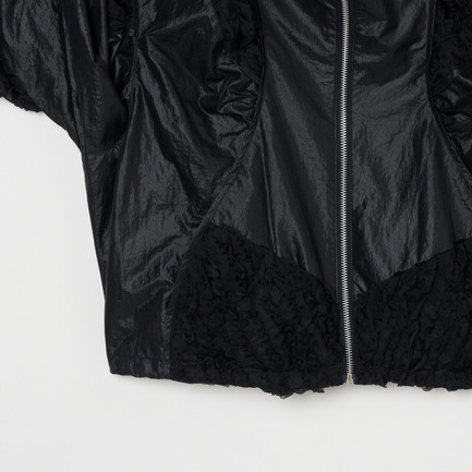 RUFFLE CHIFFON BLOUSON 詳細画像 ブラック 5