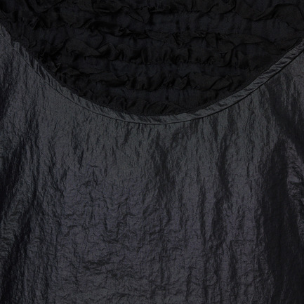 RUFFLE CHIFFON BLOUSON 詳細画像 ブラック 6