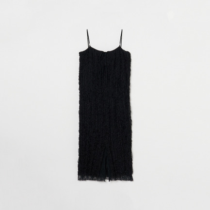 RUFFLE CHIFFON CAMI DRESS 詳細画像 ブラック 2