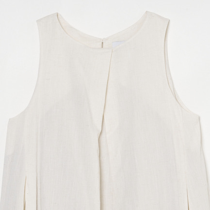 COTTON LINEN DRESS 詳細画像 アイボリー 2