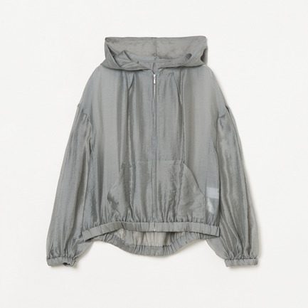 SHINY ZIP UP HOODY