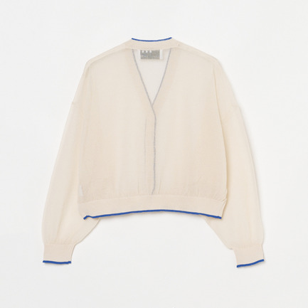 ALORA SHEER CARDIGAN 詳細画像 アイボリー 1