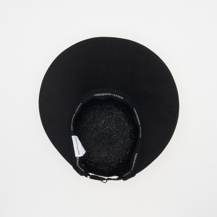 BLAISE RAFFIA & LINEN CAP 詳細画像 チャコール 5