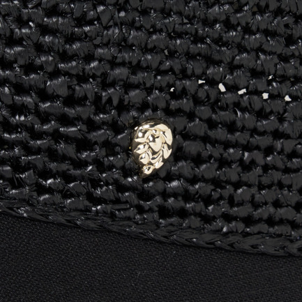 BLAISE RAFFIA & LINEN CAP 詳細画像 チャコール 7