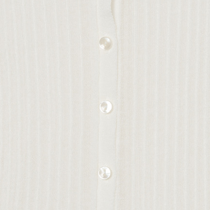 SHEER VOLUME SLEEVE CARDIGAN 詳細画像 ホワイト 5