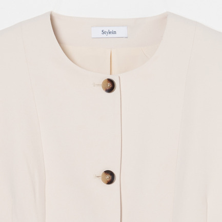 BALINA CREPE VEST 詳細画像 アイボリー 2