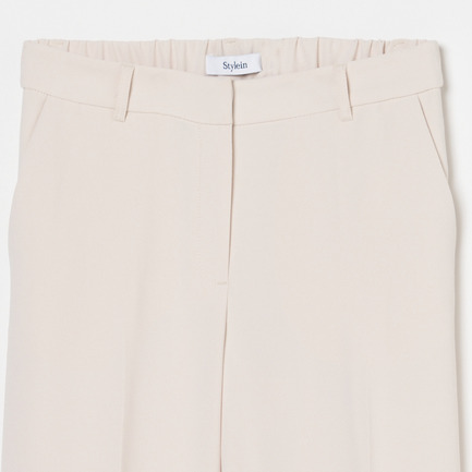 BERGIO CREPE PANTS 詳細画像 アイボリー 2