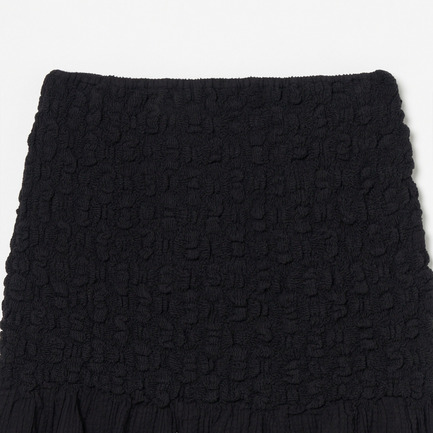 SMOCKING CHECK BEA TOP 詳細画像 ブラック 2