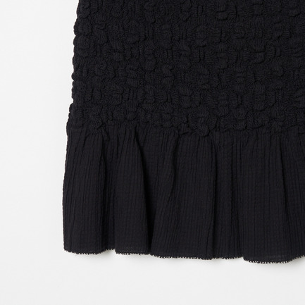 SMOCKING CHECK BEA TOP 詳細画像 ブラック 4