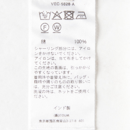 SMOCKING CHECK BEA TOP 詳細画像 ブラック 6