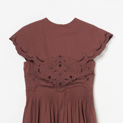 CUTWORK LACE EMBROIDERY A/O 詳細画像 ブラウン 5